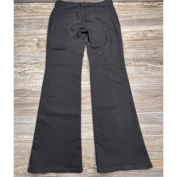 NYDJ For Chico's Bootcut Lift Tuck Tech Black Stretch Jeans Size 10 FITS 34/32 - Picture 4 of 12